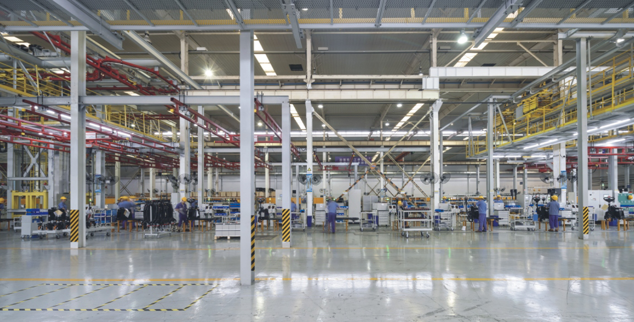 Hangcha Akıllı depolama forklifti montaj atölyesi