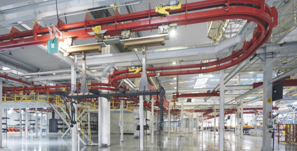 Hangcha Otomatik havai lojistik hatları